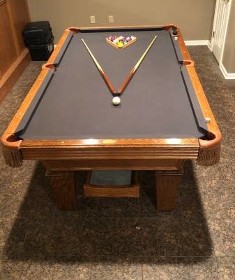 8 ft Full Size Pool Table (SOLD)